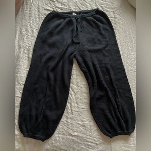 Misha and Puff wool Yves dance pant in licorice XS